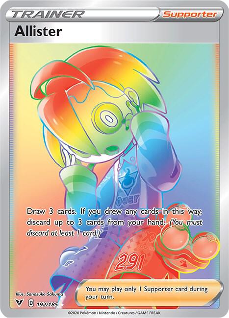 Allister (Secret) 192/185 Holo Single