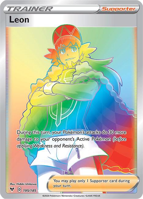 Leon (Secret) 195/185 Holo Single