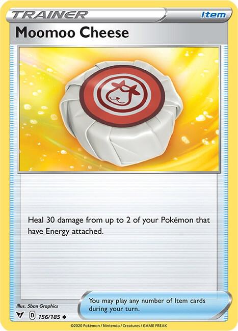Moomoo Cheese 156/185 Reverse Holo Single