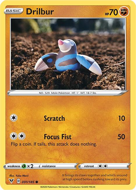 Drilbur 091/185 Reverse Holo Single