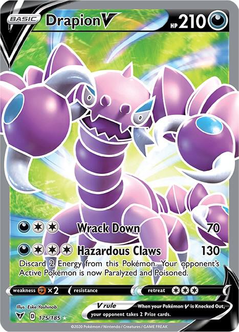 Drapion V (Full Art) 175/185 Holo Single