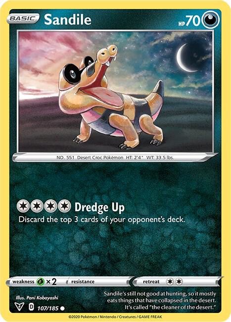 Sandile 107/185 Reverse Holo Single