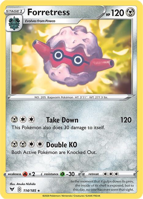 Forretress 114/185 Reverse Holo Single