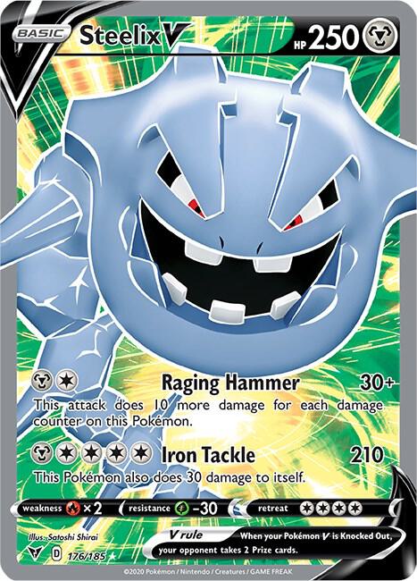 Steelix V (Full Art) 176/185 Holo Single