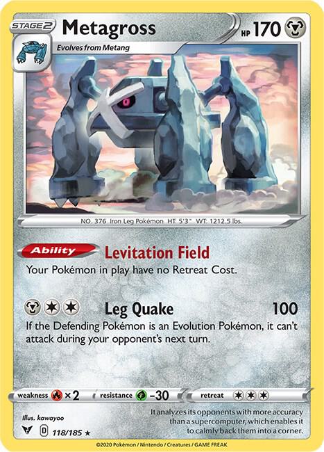 Metagross 118/185 Reverse Holo Single