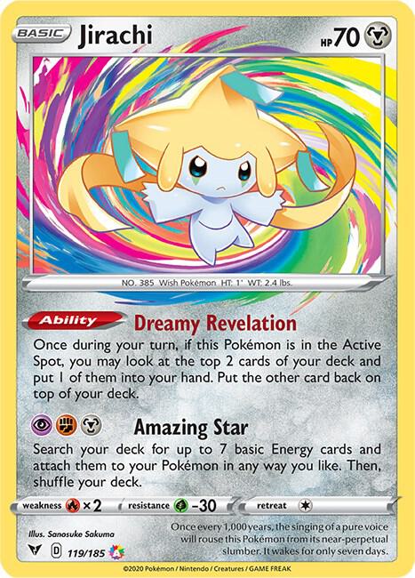 Jirachi 119/185 Holo Single