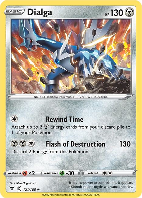 Dialga 121/185 Holo Single