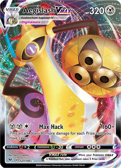 Aegislash VMAX 127/185 Holo Single