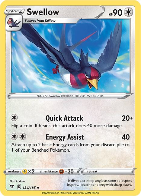 Swellow 134/185 Single