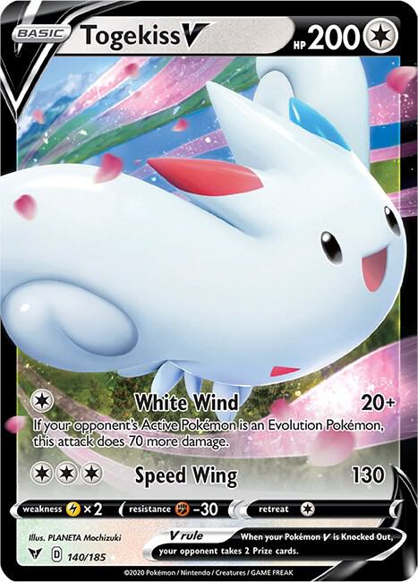 Togekiss V 140/185 Holo Single
