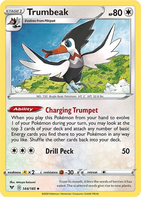 Trumbeak 144/185 Reverse Holo Single