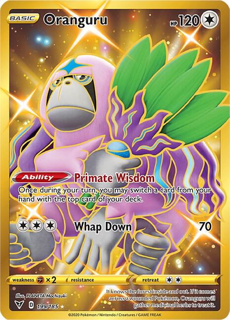 Oranguru (Secret) 199/185 Holo Single