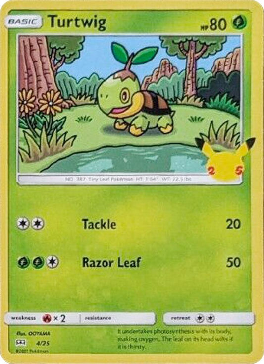 Turtwig - 4/25 Single