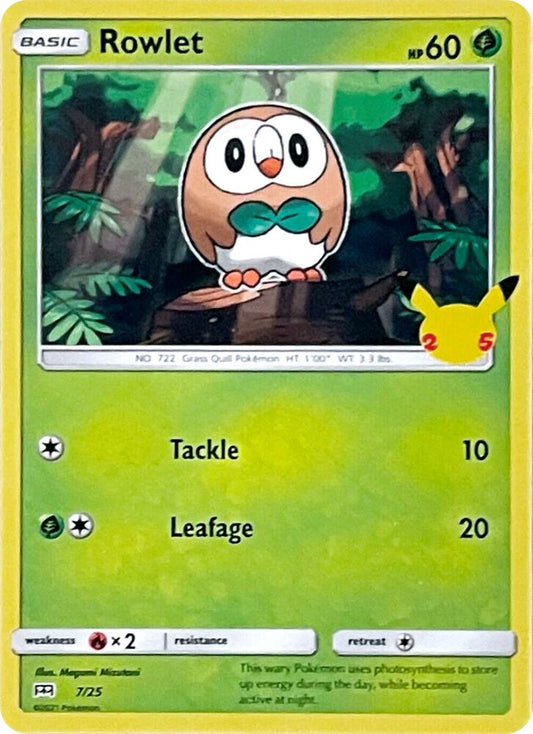 Rowlet - 7/25 Single