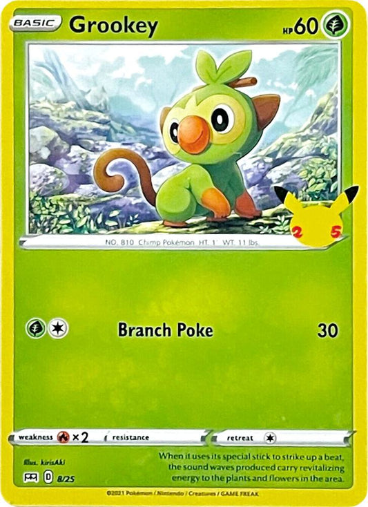 Grookey - 8/25 Single
