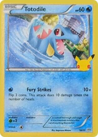 Totodile - 18/25 Single