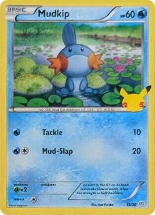 Mudkip - 19/25 Holo Single