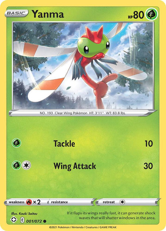 Yanma 001/072 Reverse Holo Single