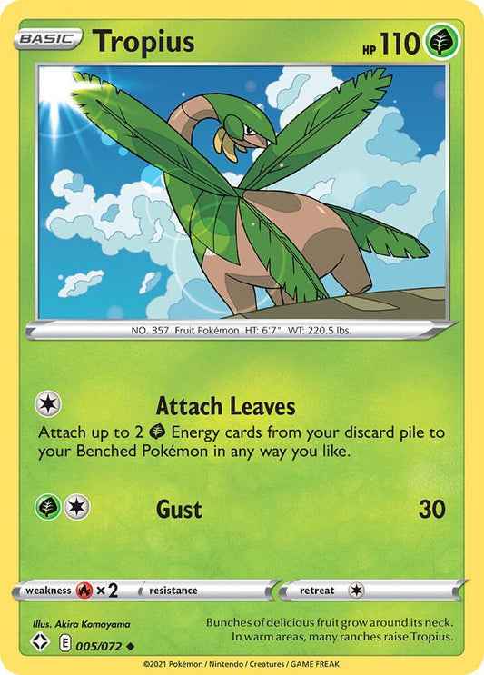 Tropius 005/072 Single
