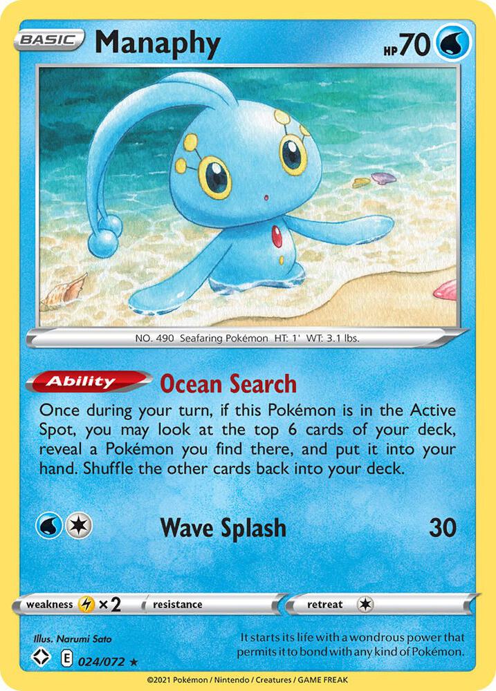 Manaphy 024/072 Single