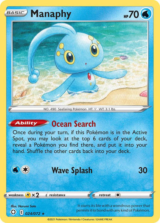 Manaphy 024/072 Single