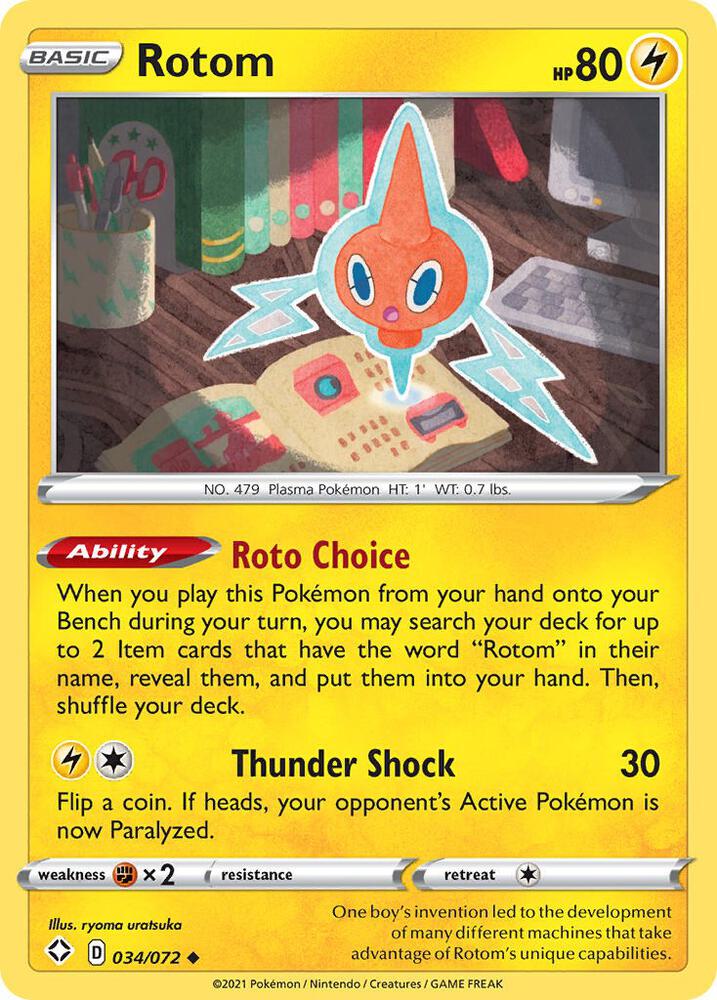 Rotom 034/072 Single