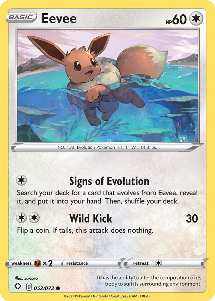 Eevee 052/072 Single
