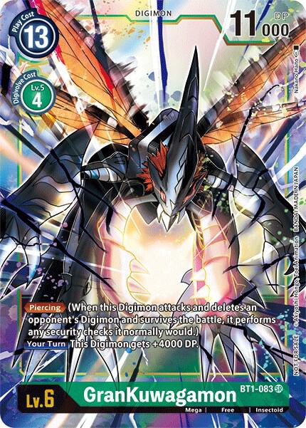 BT1-083 GranKuwagamon Single Dash Pack