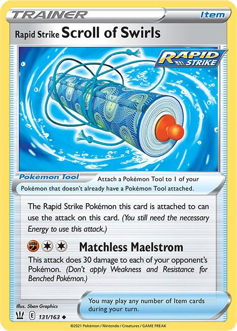 Rapid Strike Scroll of Swirls 131/163 Single