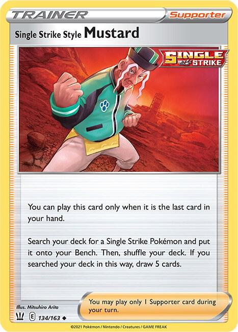 Single Strike Style Mustard 134/163 Single