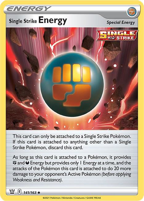 Single Strike Energy 141/163 Single