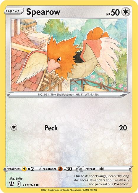 Spearow 111/163 Single