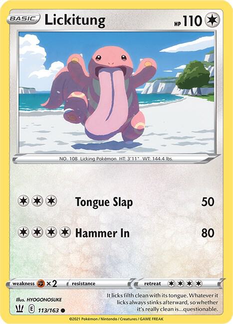 Lickitung 113/163 Single
