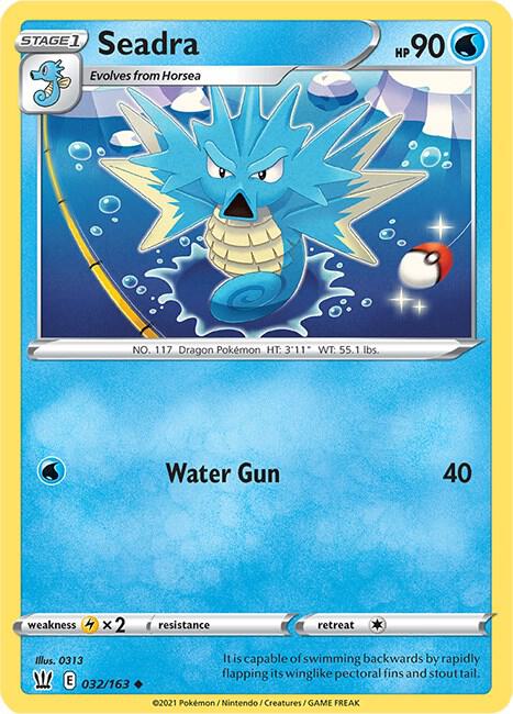 Seadra 032/163 Reverse Holo Single