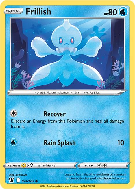 Frillish 041/163 Reverse Holo Single