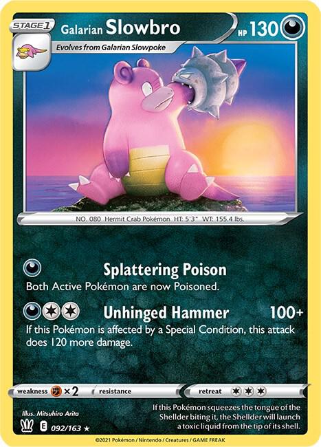 Galarian Slowbro 092/163 Single