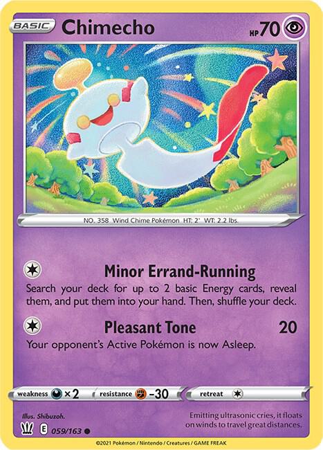 Chimecho 059/163 Reverse Holo Single