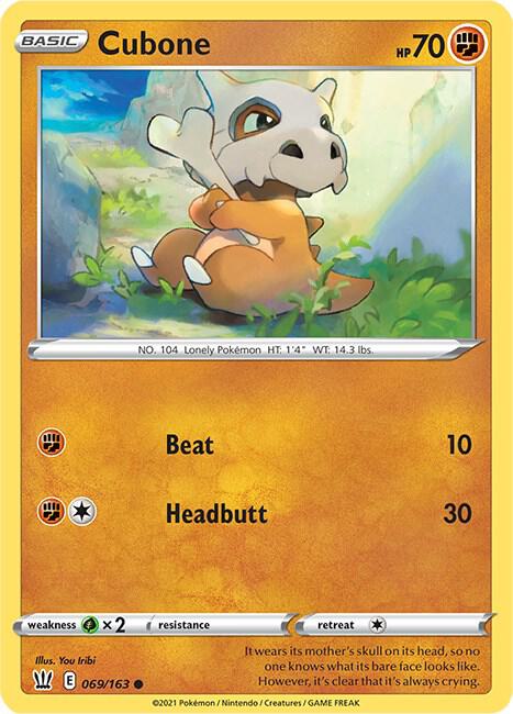 Cubone 069/163 Single