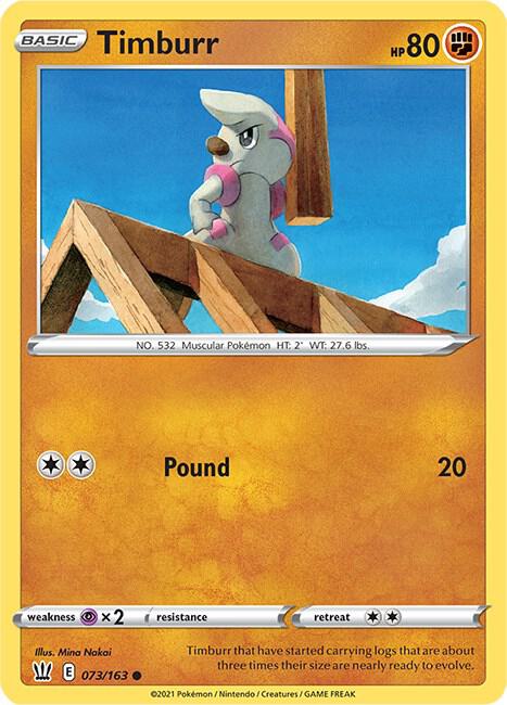 Timburr 073/163 Single