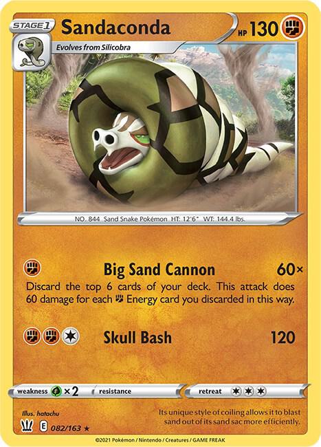 Sandaconda 082/163 Reverse Holo Single