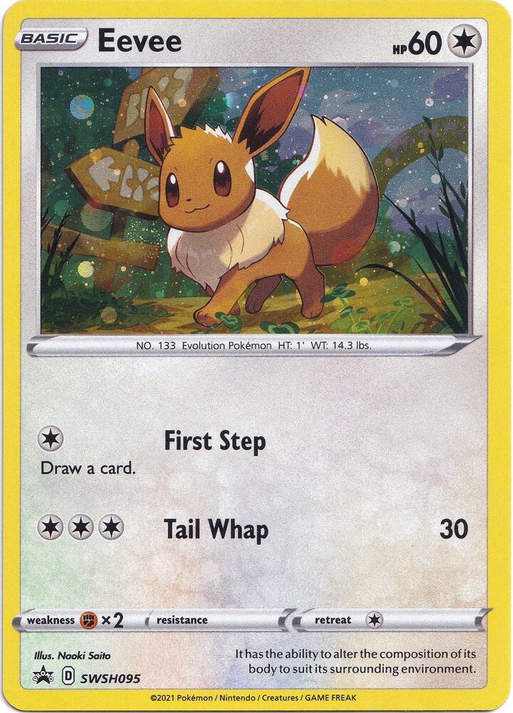 Eevee - SWSH095 Holo Single