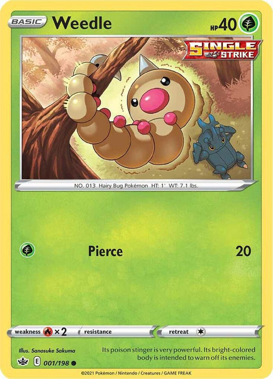 Weedle 001/198 Single