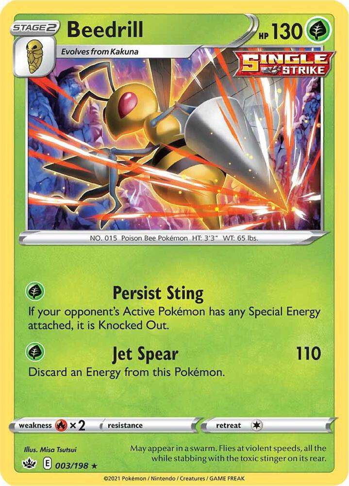 Beedrill 003/198 Holo Single
