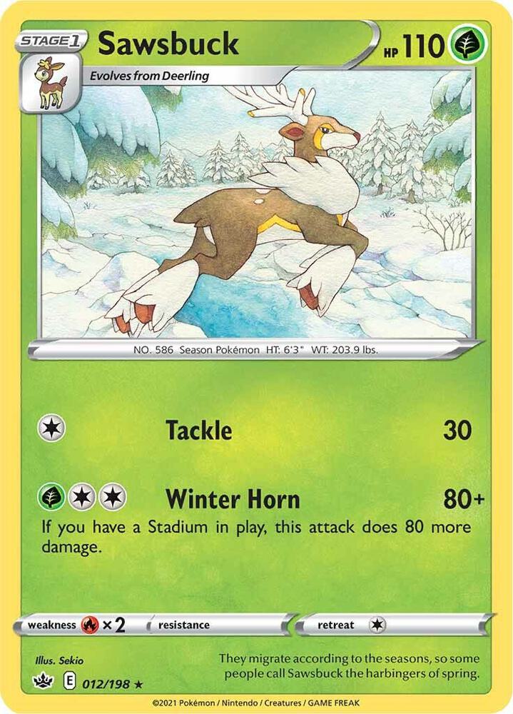 Sawsbuck 012/198 Single