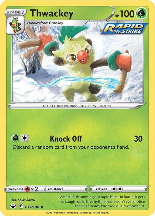 Thwackey 017/198 Reverse Holo Single