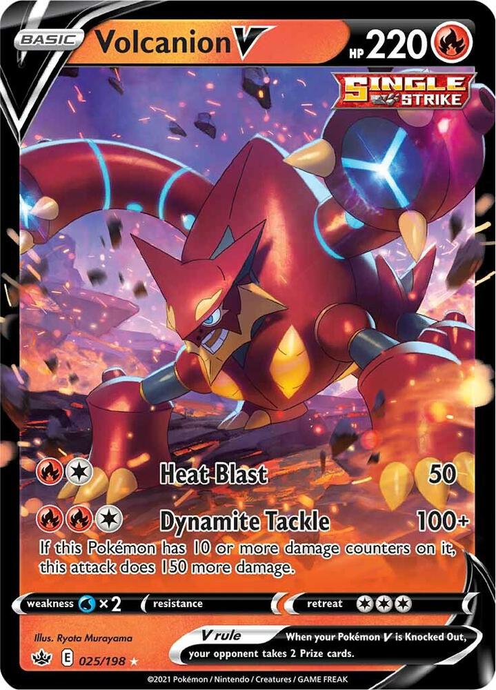 Volcanion V 025/198 Holo Single