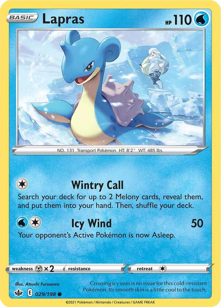 Lapras 029/198 Reverse Holo Single