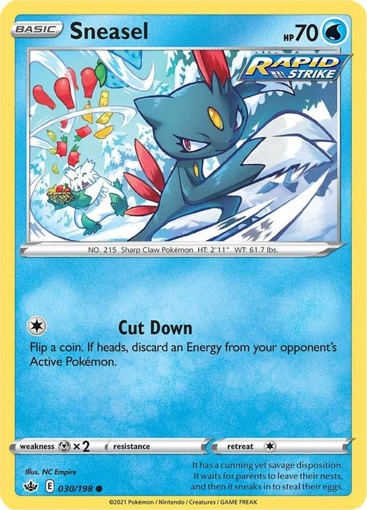 Sneasel 030/198 Reverse Holo Single