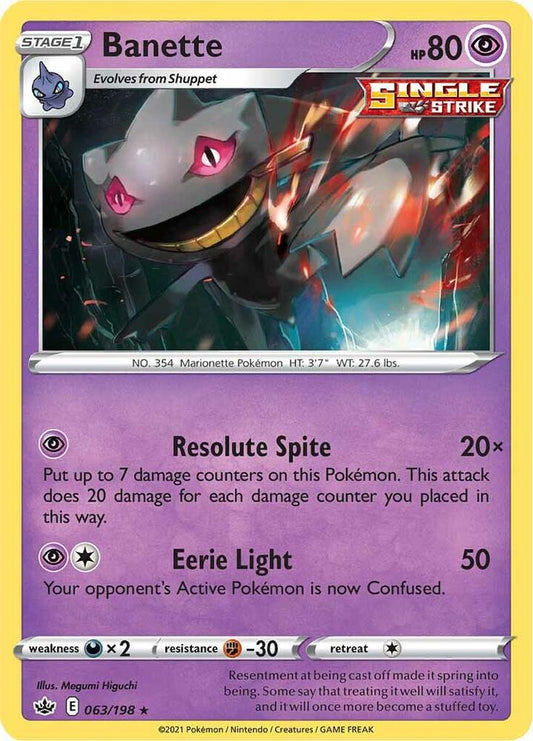 Banette 063/198 Single