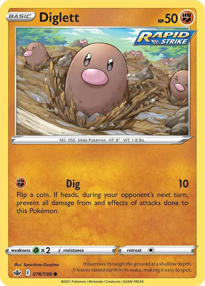 Diglett 076/198 Reverse Holo Single